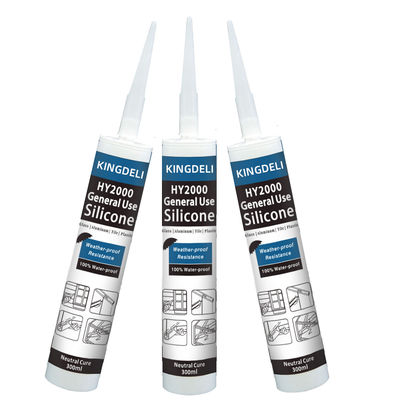 Grey Antifungal Silicone Sealant GP Weatherproof For Building Roof