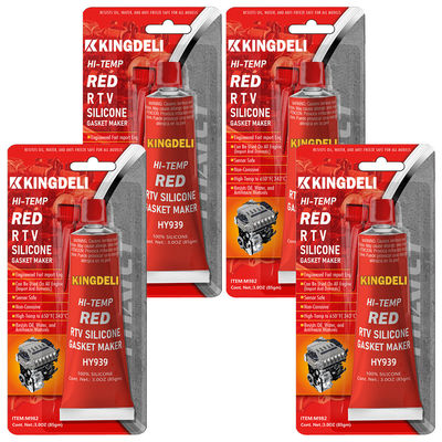 Red Black RTV Silicone Gasket Colored Exterior Caulk for Bathroom