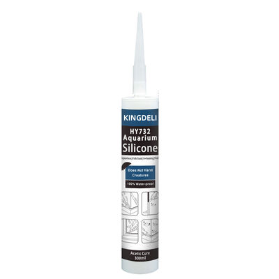 Acetic Window Sealant Caulk Silicone Clear Waterproof 600ml