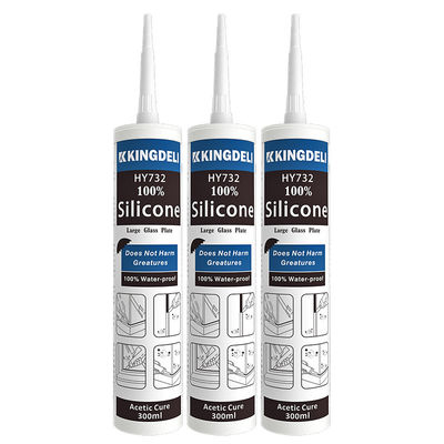 Clear RTV Glass Concrete Joint Sealer Bulk Caulk For Marble